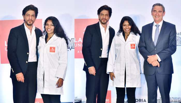 Shah Rukh Khan&#039;s video of helping PhD scholar fix her coat goes viral, internet showers love – Watch