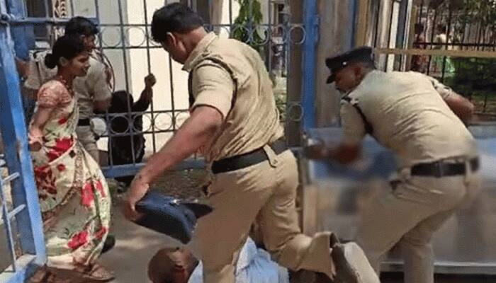 Telangana Constable, Who Was Caught On Camera Manhandling Grieving ...