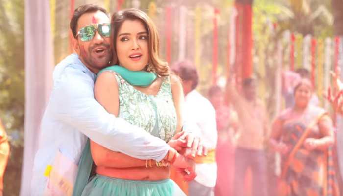 Aamrapali Dubey-Dinesh Lal Yadav Nirahua's song 'Hazar Gaari' crooned by John Cena, The Great Khali?