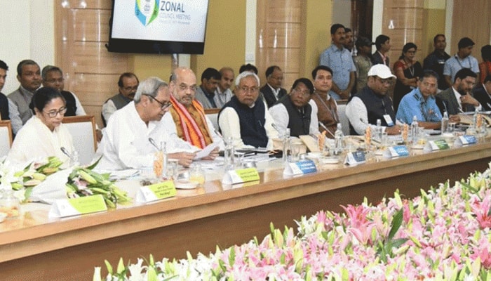 Amit Shah chairs 24th Eastern Zonal Council meet, West Bengal CM Mamata Banerjee attends Amit Shah chairs 24th Eastern Zonal Council meet, West Bengal CM Mamata Banerjee attends