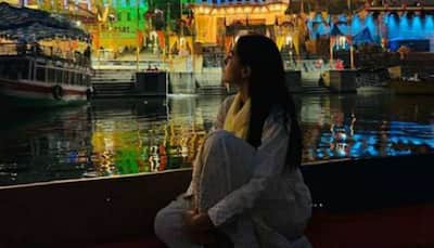 Sara Ali Khan attends Ganga Aarti in Varanasi, shares pics from her divine sojourn