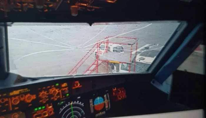 Air Asia flight from Kolkata makes emergency landing after hailstorm cracks windshield
