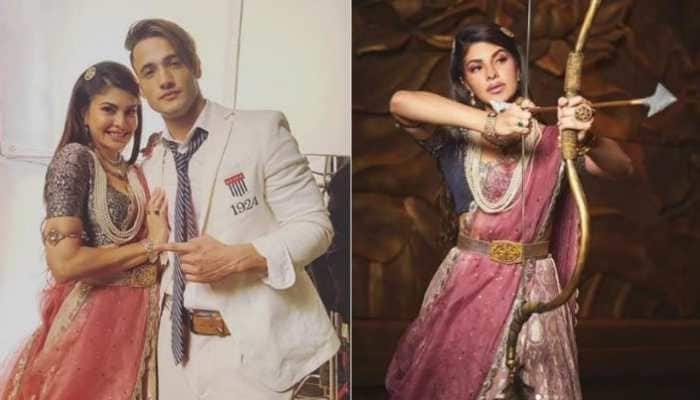 Jacqueline Fernandez channels her inner princess as she shoots with Bigg Boss 13 runner-up Asim Riaz for music video - Pics