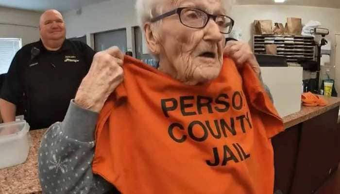 Jail warrant, mugshots and an orange shirt; US woman&#039;s 100th birthday wish