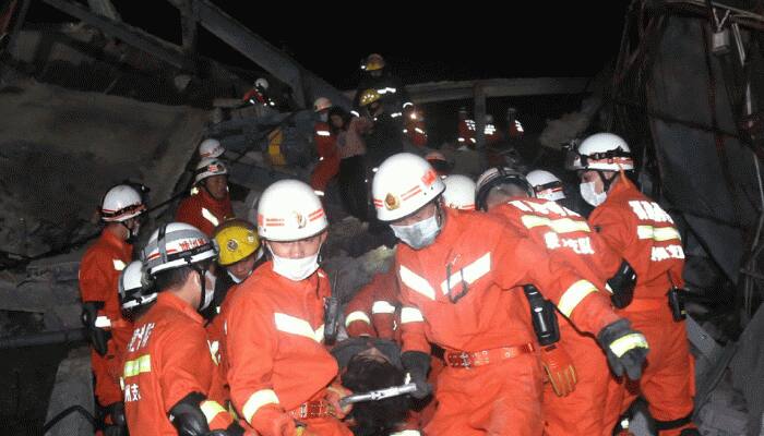 70 people trapped as hotel used for coronavirus quarantining collapses in China&#039;s Quanzhou