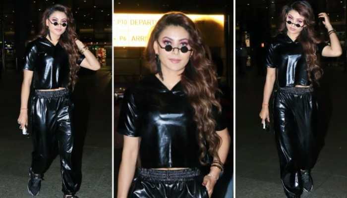 Urvashi Rautela sets internet ablaze yet again in shades of blue and black - Pics here