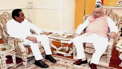 Madhya Pradesh political crisis: CM Kamal Nath meets governor Lalji Tandon at Bhopal 