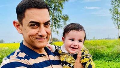 Entertainment News: Aamir Khan's adorable pics with Gippy Grewal's toddler go viral on social media!