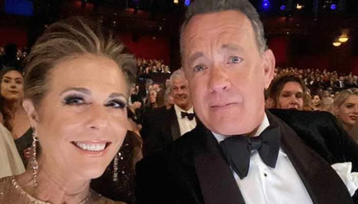 Tom Hanks shares first pic with wife Rita Wilson after COVID-19 diagnosis