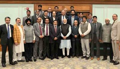 Jammu and Kashmir's Apni Party members meet PM Modi in Delhi