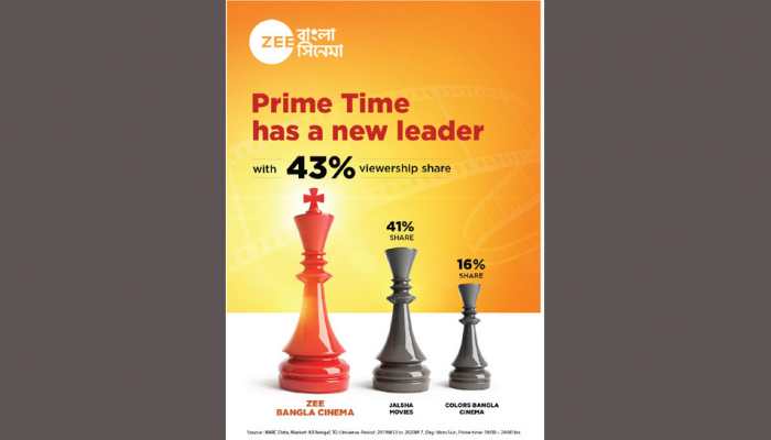 Zee Bangla Cinema has been the leader of Prime-Time cinema for a whopping 8 weeks