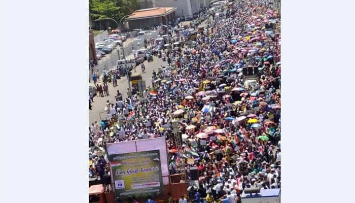 Amid partial shutdown over coronavirus worries, TN outfit holds massive anti-CAA protest in Chennai