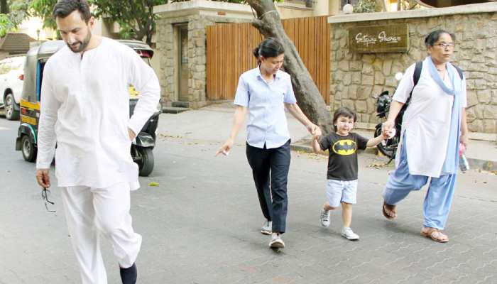 Taimur Ali Khan's funny expression on spotting the paps is worth your attention!