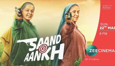 Watch the World Television Premiere of 'Saand Ki Aankh' only on Zee Cinema on March 22