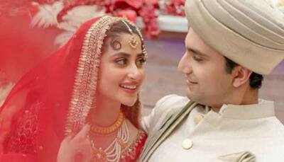 Trending pics from Sridevi’s ‘MOM’ co-star Sajal Aly’s wedding to Ahad Raza Mir in Abu Dhabi