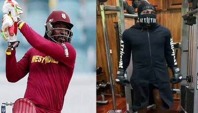 Don’t panic, I got this: Chris Gayle spends time exercising during self-isolation - Watch