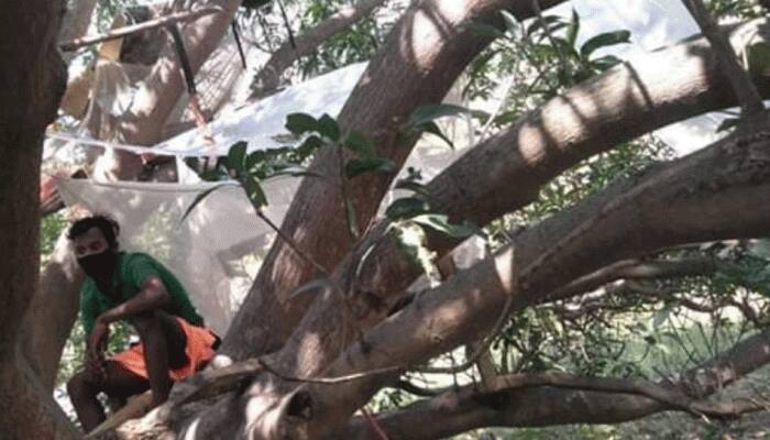 West Bengal&#039;s migrant workers who traveled back from Chennai quarantine themselves on tree branches