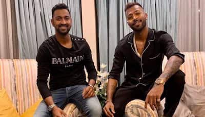 Pandya brothers play cricket at home amid coronavirus lockdown--Watch