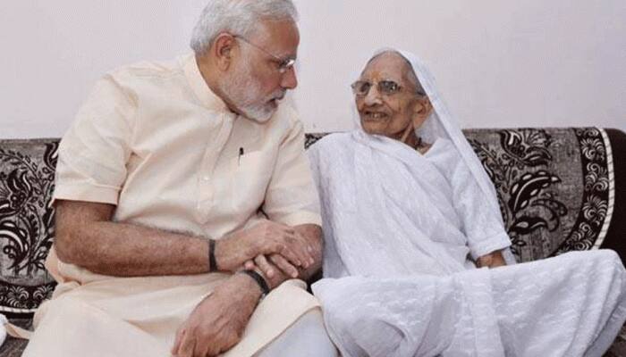 PM Narendra Modi&#039;s mother Heeraben donates Rs 25,000 from personal savings to PM Cares Fund to fight COVID-19 crisis