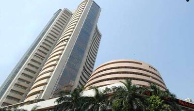 Sensex falls 217 points, Nifty at 8,528; IndusInd Bank gains