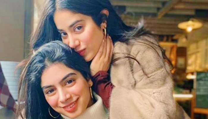 Janhvi Kapoor snuggled up on sister Khushi Kapoor's lap in this pic defines sibling revelry!