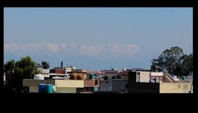 Jalandhar residents enjoy beauty of snowy mountains amid coronavirus COVID-19 lockdown 