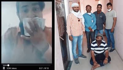 Malegaon man arrested for coronavirus threat, wiping nose, mouth with currency notes in TikTok video