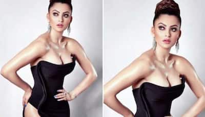 Urvashi Rautela is burning up the internet again with jaw-dropping pics in shades of black and white