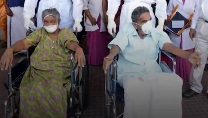 India's oldest coronavirus COVID-19 survivor Thomas, wife Mariyamma discharged from Kerala hospital