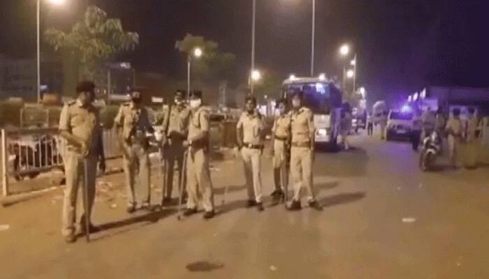 80 migrant workers detained for rampage in Surat amid coronavirus COVID-19 lockdown, drones deployed
