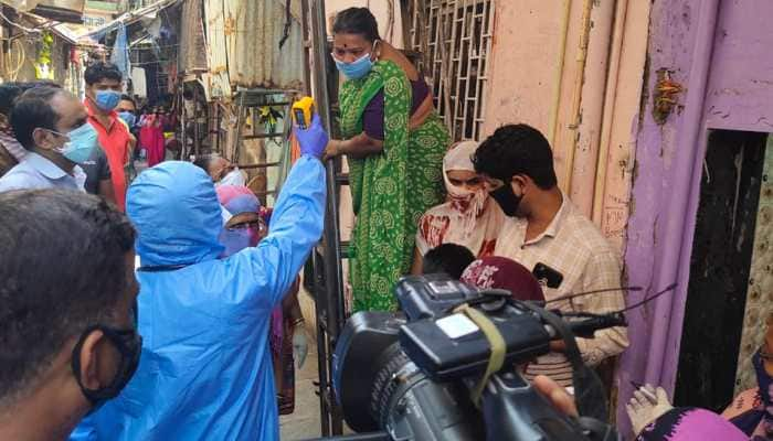 Doctors conduct door-to-door screening of all Dharavi residents for coronavirus COVID-19 symptoms