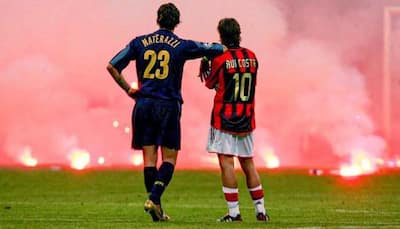 Remembering one of football's iconic moments from an ill-tempered Milan derby in 2005