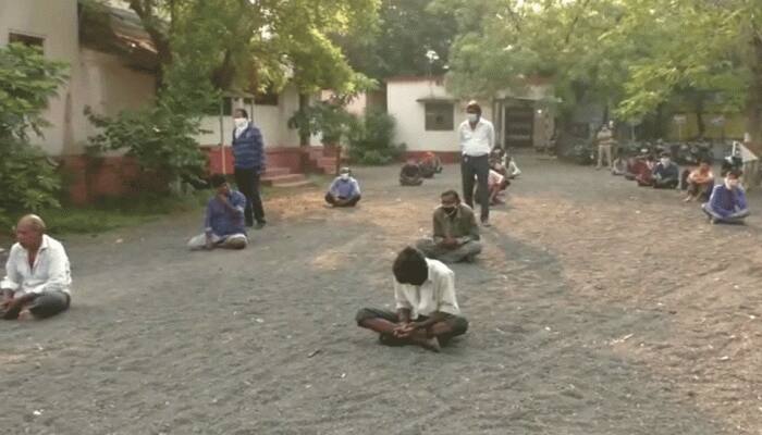 Wardha police take actions against 55 people who step out for morning walk during coronavirus COVID-19 lockdown