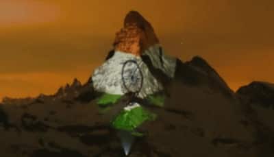 Coronavirus COVID-19: Switzerland's mighty Matterhorn projects Indian flag as message of hope