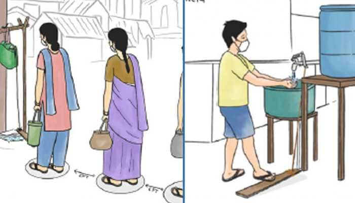 How to ensure hygiene and sanitation in densely populated areas across India to curb coronavirus COVID-19 spread