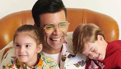 Bollywood news: Karan Johar shares video of his twins singing, says it's not in their genes