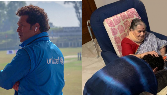 Absolutely priceless to start birthday with mother&#039;s blessings: Sachin Tendulkar