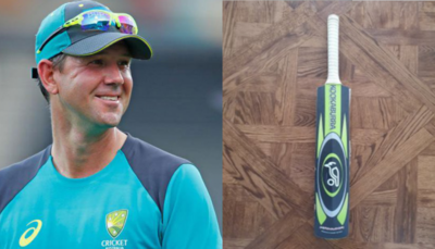 Ricky Ponting shares picture of bat with which he played 'proudest' knock