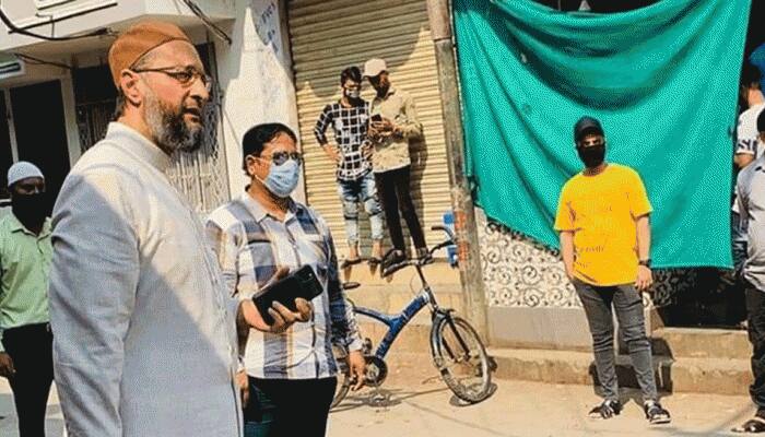 Asaduddin Owaisi sends groceries to 30 BPL Hindu families after distress call woman calls for help