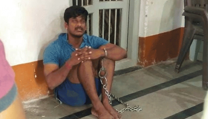 CRPF Cobra commando thrashed, chained by Karnataka&#039;s Belgavi police for not wearing mask; outrage on social media