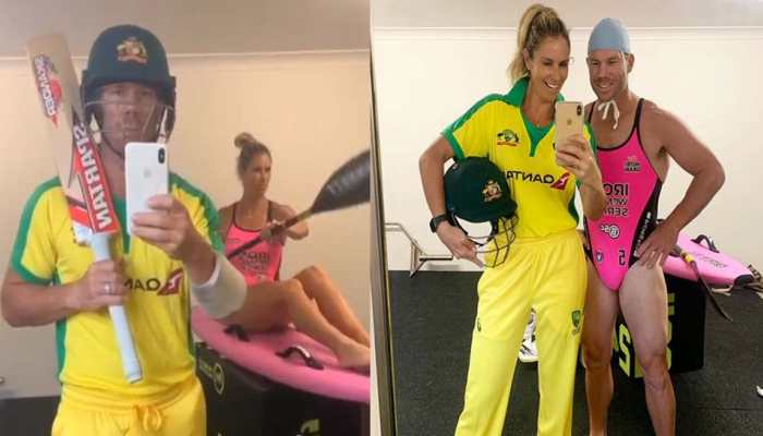 David Warner, wife Candice switch roles for a TikTok video--Watch