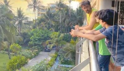 Hrithik Roshan was asked if he’s smoking in pic with sons, he added a ‘Krrish’ zinger to his reply