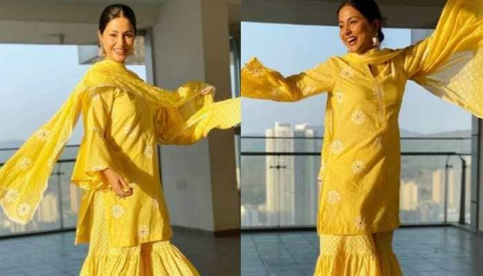 Hina Khan looks like a ray of sunshine as she wishes everyone Ramadan Mubarak, see pics