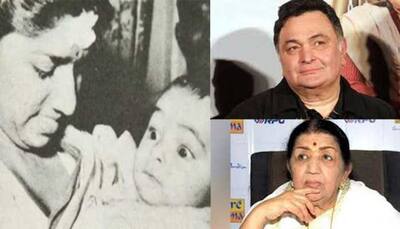 Lata Mangeshkar mourns Rishi Kapoor's demise, shares childhood pic with actor