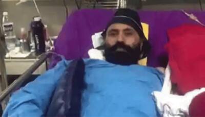 Punjab Police SI Harjeeet Singh, whose hand was chopped off by Nihang Sikh, reaches home after successful surgery