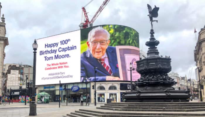 UK&#039;s World War II hero Captain Tom Moore celebrates 100th birthday by collecting Rs 290 crore to fight coronavirus