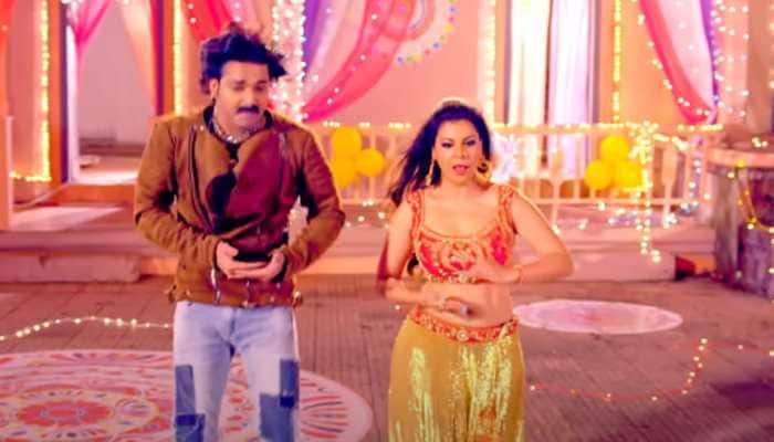 Pawan Singh and Sambhavna Seth&#039;s Bhojpuri dance song &#039;Babu Babu&#039; trends on YouTube - Watch