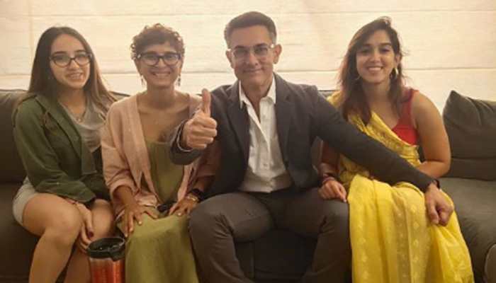 Aamir Khan, Kiran, dress up for niece Zayn&#039;s debut film, Ira Khan posts pic