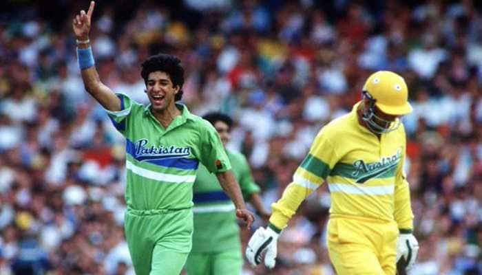 On this day in 1990, Pakistan&#039;s Wasim Akram took his second ODI hat-trick during Austral-Asia Cup final