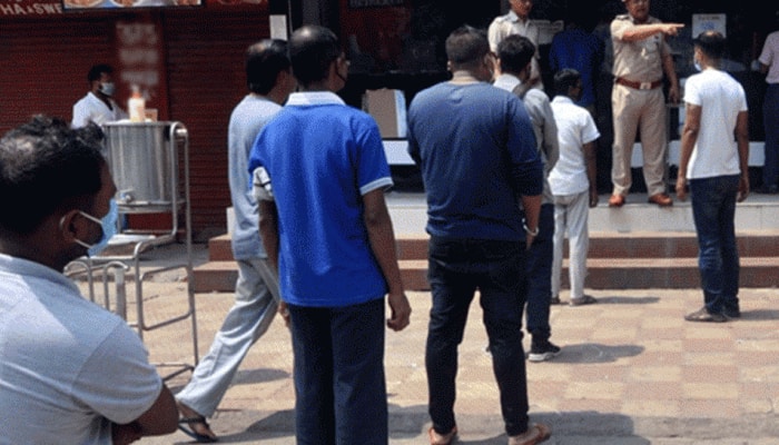 Social distancing norms thrown to wind in Uttar Pradesh; long queues outside liquor shops